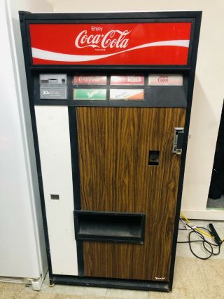 Vendo Coca Cola Vending Machine,  V - 220 / 125 - 5,  Vintage Coke Collectable