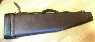 Vintage Leather Leg O Mutton Gun Case By Redhead