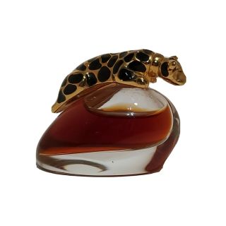Beverly Hills Leopard Perfume Bottle Vintage Gayle Gale Hayman 1/4 Oz 7.  5ml