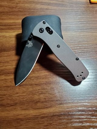 Benchmade 535 Bugout Cpm - S30v Custom W/ Rockscale Designs Scales