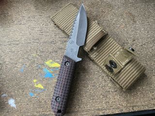 Strider Knives Fixed Blade Ht - S Spearpoint Monkey Edge Exclusive Frag Cpm 3v