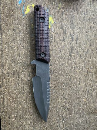 Strider Knives Fixed Blade HT - S Spearpoint Monkey Edge Exclusive FRAG CPM 3V 5