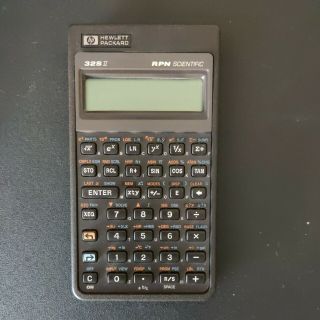 Hp 32s Ii Rpn Scientific Calculator Hewlett - Packard 1987 Vintage W/ Leather Case