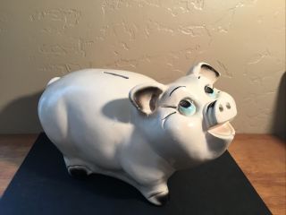 Very Rare,  Vintage Piggy Bank,  Large Pig,  By A.  N.  Brooks Ltd.