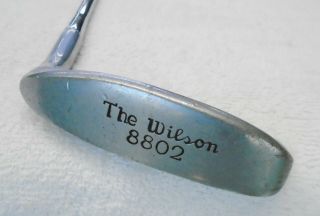 Rh Vintage Right Handed Wilson 8802 35 " Putter Leather Grip