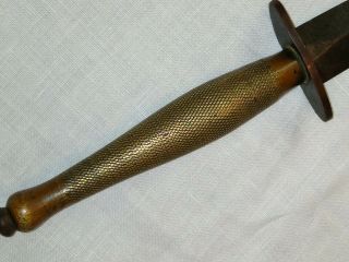 Vintage Fairbairn Sykes Fighting Knife Wilkinson Sword Co.  London Dagger No Case 4