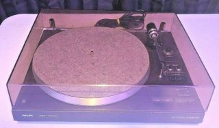 Vintage Philips Af - 777 Direct Control Fully Automatic Turntable
