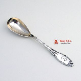 Egg Spoon Continental Silver 1900