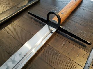 Cold Steel Grosse Messer.  Rosewood Handle,  1060 Carbon Steel Blade.