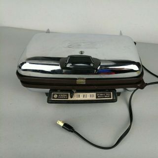 Vintage 1960’s General Electric Ge Automatic Grill Waffle Baker Maker A5g44t