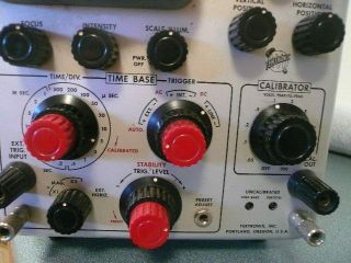Vintage Oscilloscope Type 310A Tektronix Inc.  In Aluminum Case.  For Parts/Repair 2