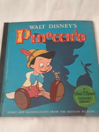 Vintage (1939/1940) Walt Disney’s Pinocchio Hardcover Children 