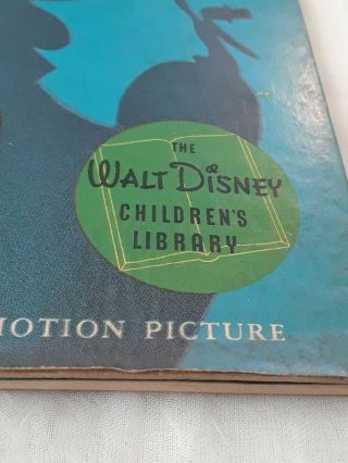 Vintage (1939/1940) Walt Disney’s Pinocchio Hardcover Children ' s Book 2