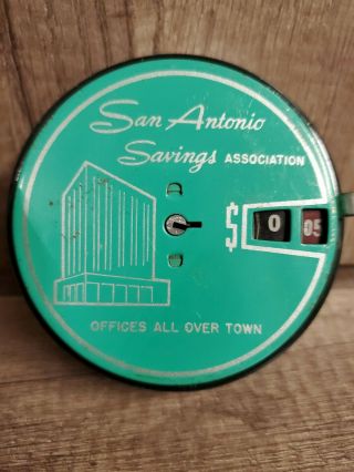 Vintage Add O Bank Coin San Antonio Savings Association No Key