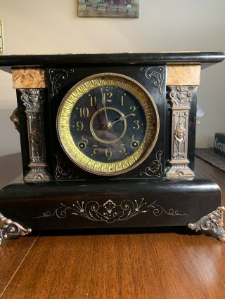Vintage Seth Thomas Adamantine Mantle Clock