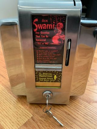 " Ask Swami " Fortune Teller Napkin Dispenser