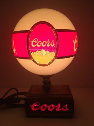 Vintage Coors Beer Lighted Cash Register Topper Cool Effect