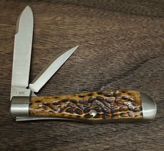 Case XX Tony Bose Eureka Jack Jigged Brown Bone Knife 154CM Case Premium Knife 2