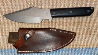 Vintage Custom Made Mick Strider Knife And Sheath