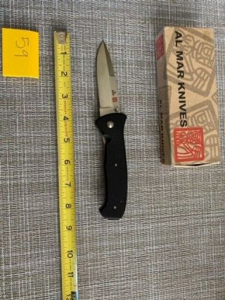 Al Mar Sere 2000 Knife S2k Folding Knife.  3.  6 " Vg - 10 Satin Finish Blade