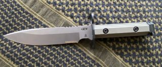 Strider Zero Tolerance ZT - 9 Bayonet Fixed Blade Knife CPM - S30V w/ Sheath 3