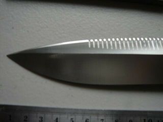 Vintage ' Al Mar Sere Seki Japan Fighting Dagger Knife Sheath 6