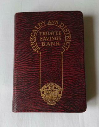 Vintage Kirkcaldy & District Trustee Savings Bank Money Box 
