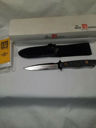 Vintage 1980’s 8601 Sm Al Mar Sidekick Seki Japan Dagger Knife Limited Edition