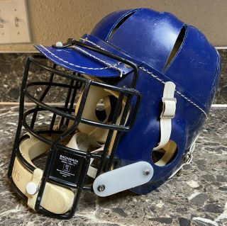 Bacharach Rasin Lacrosse Helmet Umg - L Vintage Ncaa Specification Chg Blue