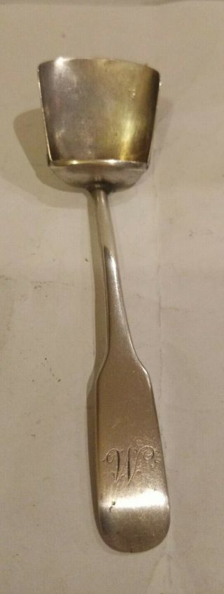 99p Antique Solid Silver Georgian Tea Caddy Spoon 1794 John Touliet