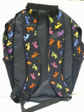 Walt Disney World Mickey Mouse Backpack Black Rainbow Silhouette Park Exclusive 2