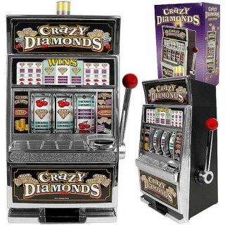 Slot Machine Bank Home Casino Adults Play Coins Toy Jackpot Indoor Game Spin