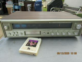 Vintage Fisher Integrated Component System Mc - 3010 W/8 Track Player.
