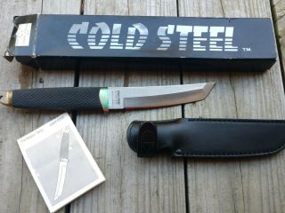 Vintage Cold Steel Master Tanto Knife San Mai Iii Seki Japan Hattori