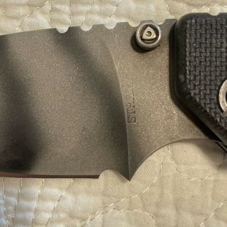 Strider AR Knife w/TAD Gear Thumb Studs 4