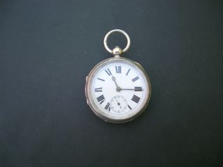 Victorian Hallmarked Silver Pocket Watch Chester 1900 The Lancashire Watch Co