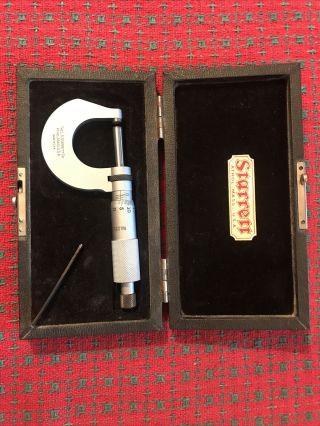 Vintage Starrett Micrometer No 230mrl 2.  5mm Machinist Tool Mm