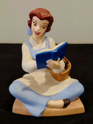 Wdcc Disney Beauty & The Beast Belle Figurine Bookish Beauty