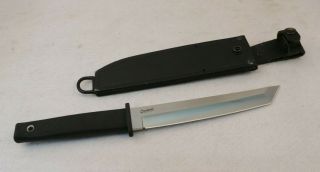 Cold Steel Oyabun Tanto Fixed - Blade Knife With Leather Sheath Japan Made