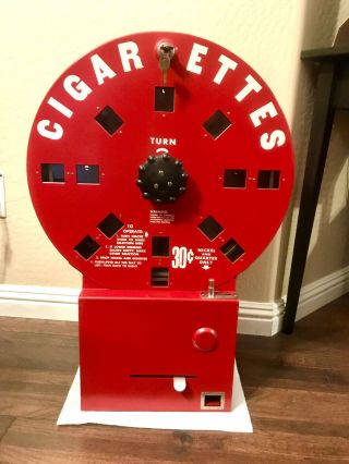 Antique - 1930’s Vintage Dial - A - Smoke Cigarette Vending Machine