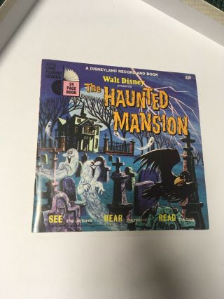 Walt Disney The Haunted Mansion Read Along Book And Record
