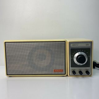 Vintage Classic Advent Model 400 Mono Fm Radio & Speaker & Da92984