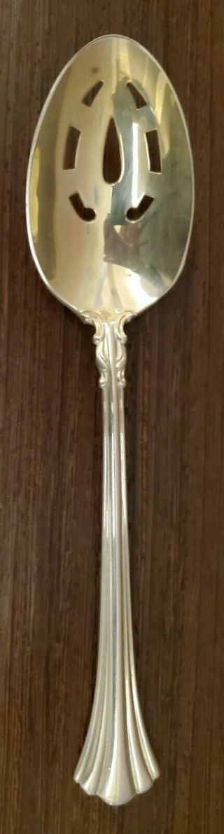 Reed & Barton Sterling Silver 18th Century 8 5/8 " Slotted Serving Spoon