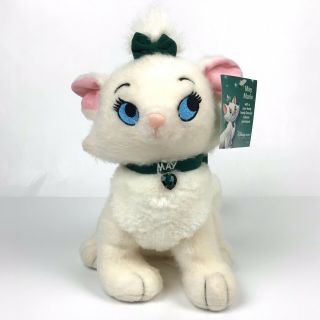 Disney Store May Marie Aristocats 10 " Plush Stuffed Animal White Kitten Cat
