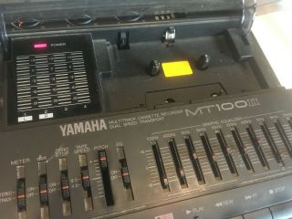 vintage yamaha mt - 100 II multitrack cassette tape recorder dual speed transport 2