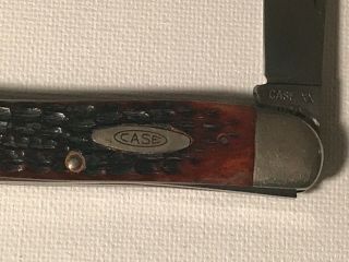 Vintage Case XX Redbone Whittler Knife 6380 Made after 1965 - 1969 5