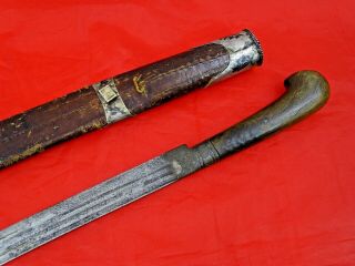 FINE ANTIQUE RUSSIAN CAUCASIAN SILVER NIELLO SHASHKA SWORD shasqua dagger blade 5