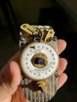 Antique The Yale & Towne 72 Hr Time Lock Safe Vault Clock Mechanism 1892 -