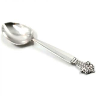 Georg Jensen Acanthus Sterling Silver (1917) Soup Spoon 6 7/8 " Long,  No Monogram