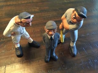 Vintage L.  L.  Rittgers 1941 Authentic Trio Baseball Figures